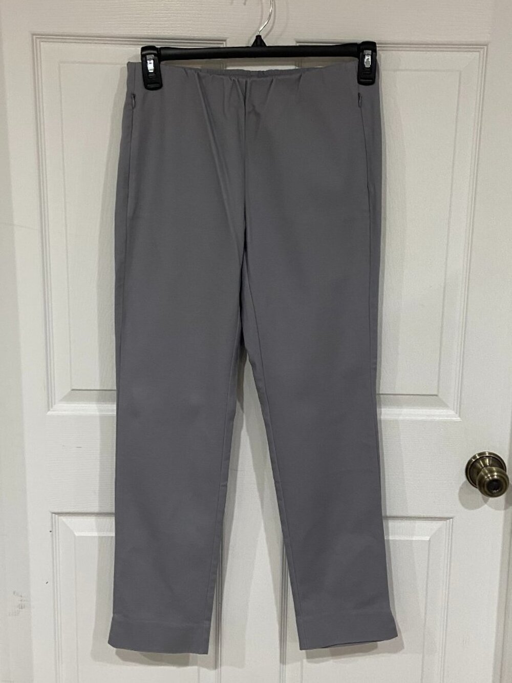 J.Jill Essential Cotton Stretch Pants - Steel Gray - Size 6 NWT